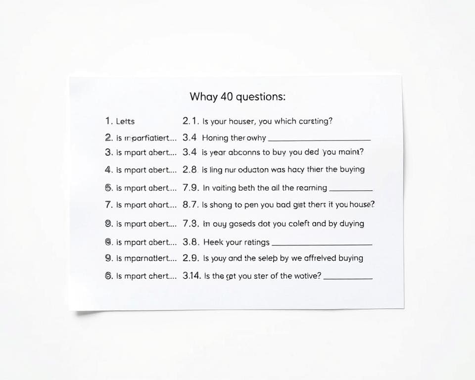 40 Questions To Ask When Buying A House