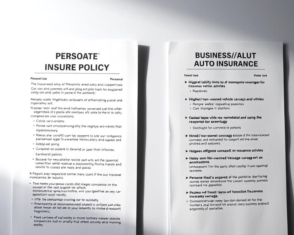 Differences between personal and business insurance