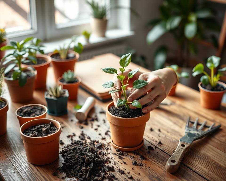 How To Pot House Plants