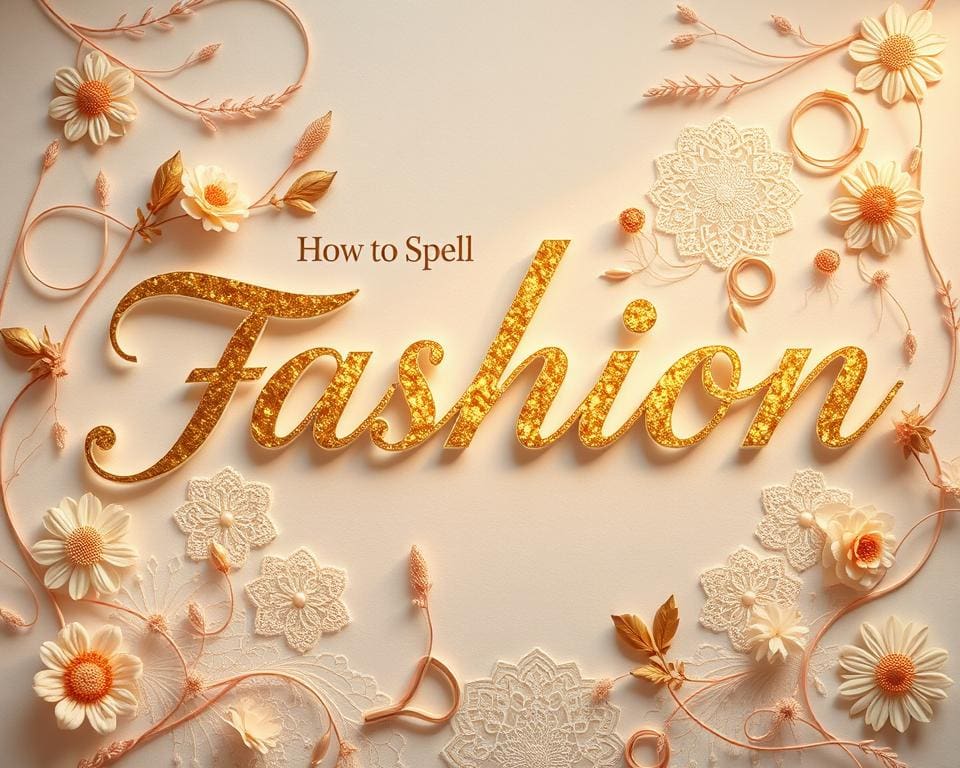 How To Spell Fashion