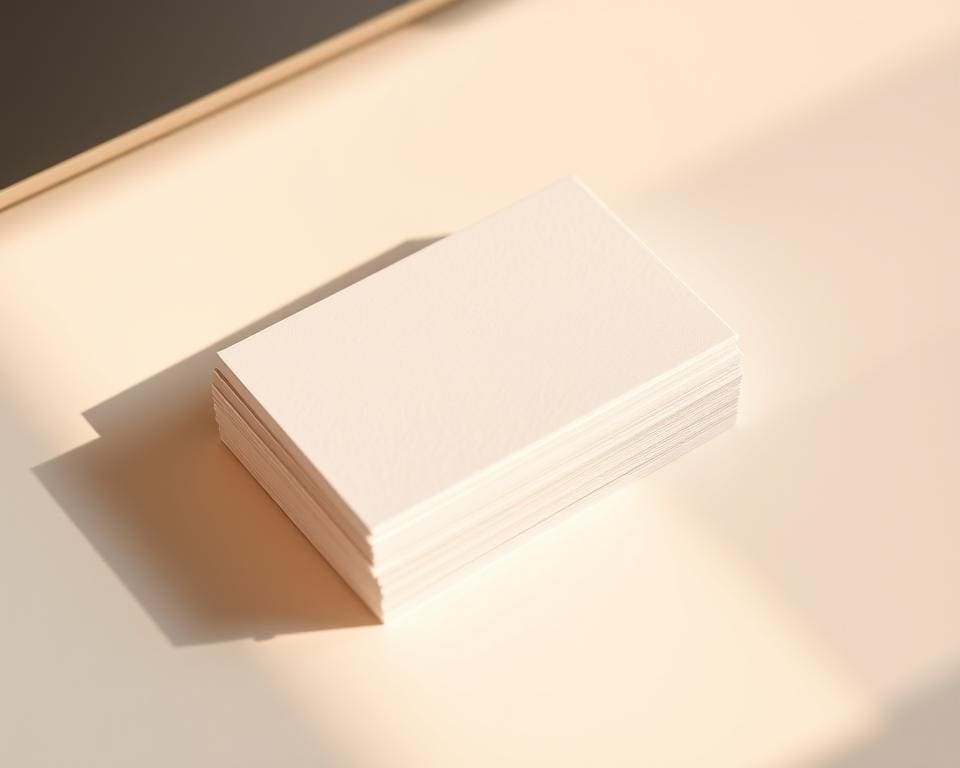 business card order size