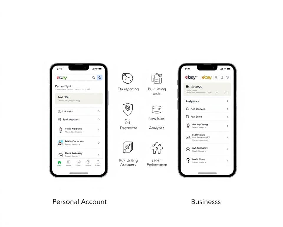 eBay account type change