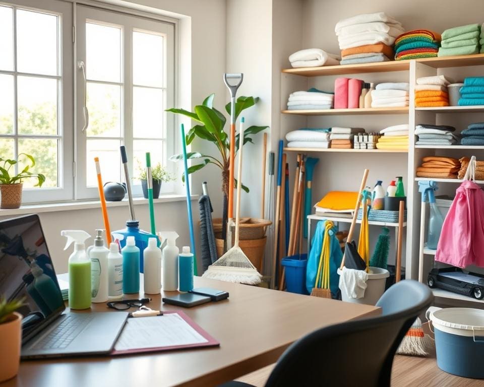 home-based cleaning business