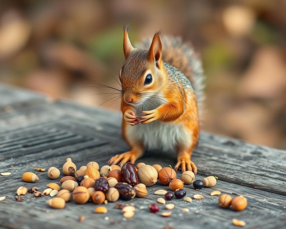 squirrels food habits