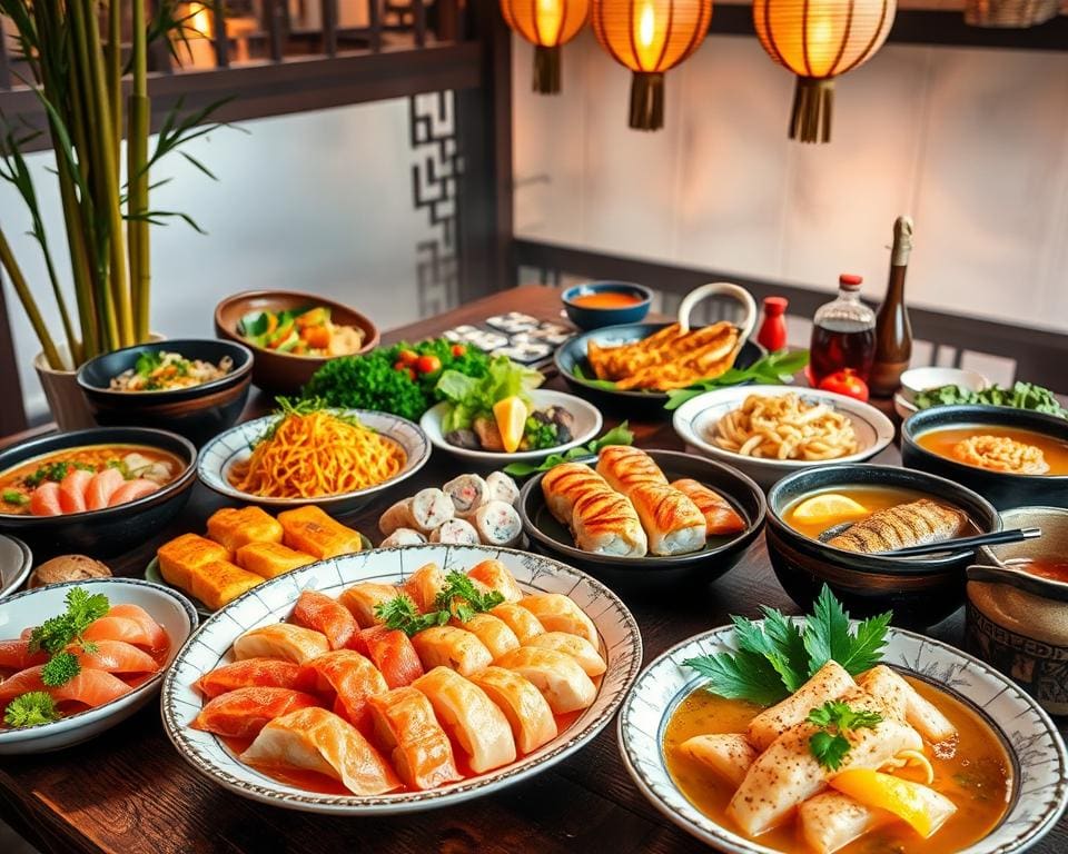 Exploring Asian seafood dishes