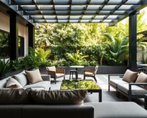 How do restaurants benefit from stylish outdoor furniture?