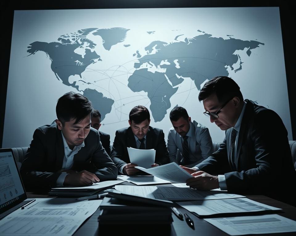 How do investigators trace assets across borders?