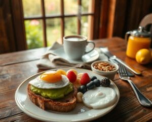 How do you build a balanced breakfast routine?