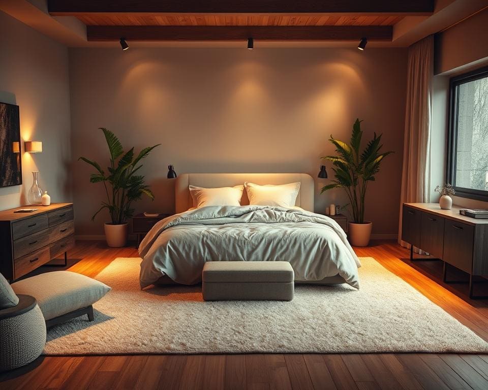 How do you decorate a bedroom for relaxation?