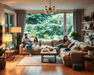 How do you design a family-friendly living space?