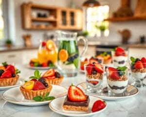 How do you enjoy desserts while staying balanced?