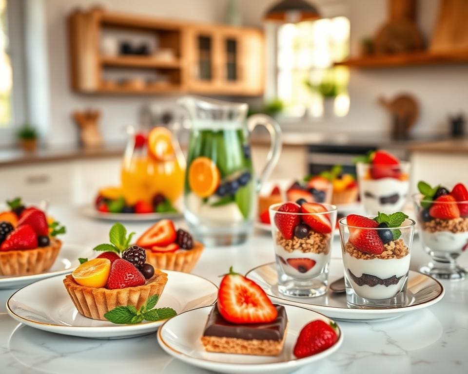 How do you enjoy desserts while staying balanced?