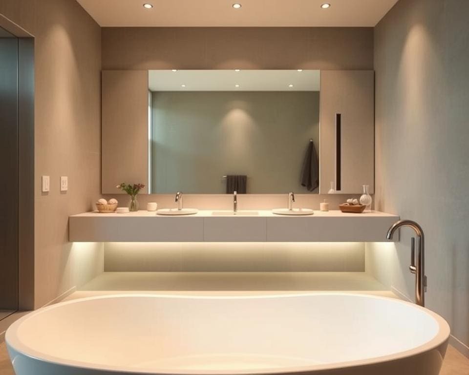 How do you give your bathroom a spa-like look?