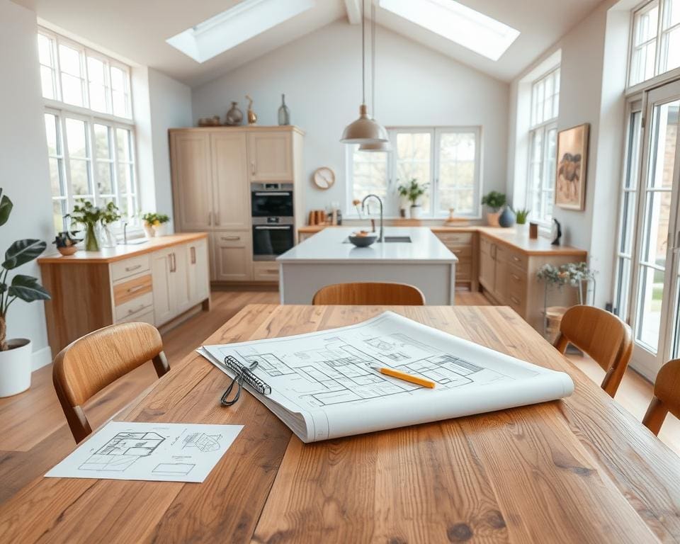 How do you plan a kitchen extension in your home?