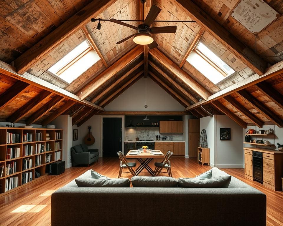 How do you transform an old attic into living space?