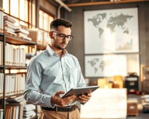 How does a logistics consultant improve operations?