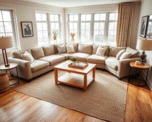 What furniture fits best in a small living room?