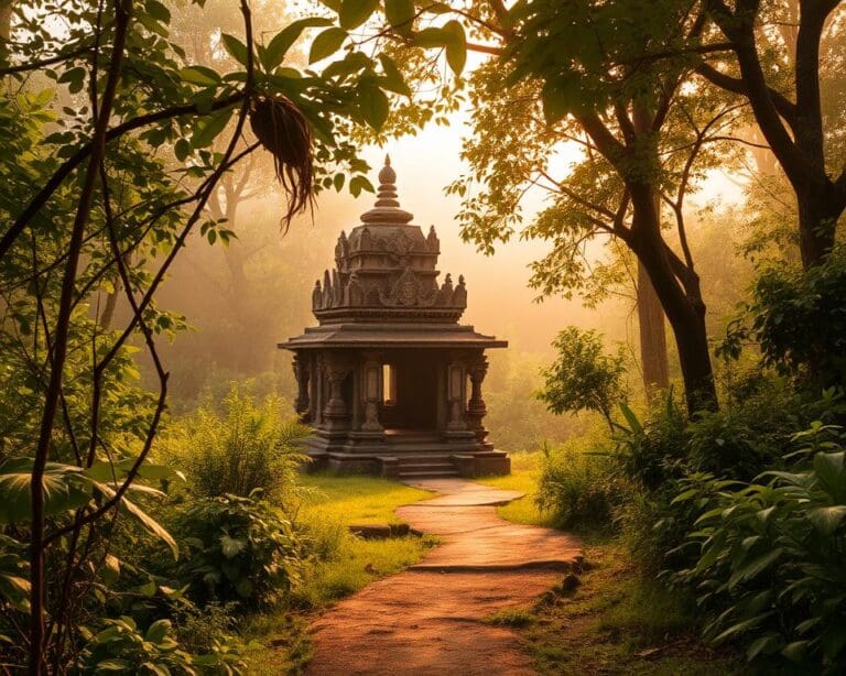 Where can you visit hidden temples in Asia?