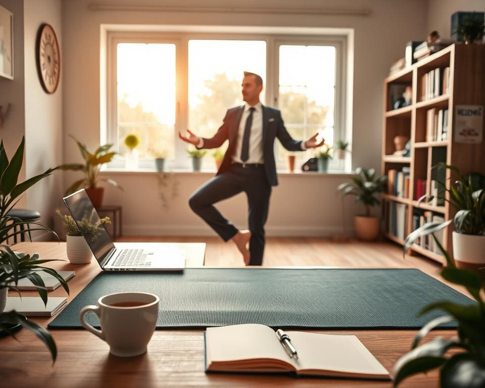 How do wellness routines improve work life balance?