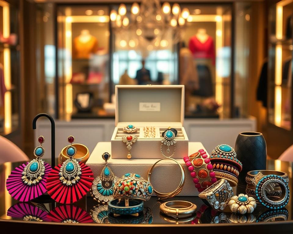 How do you choose accessories that stand out?