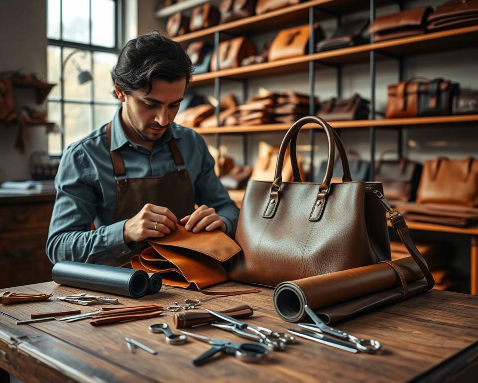 What defines a high-quality leather handbag manufacturer?