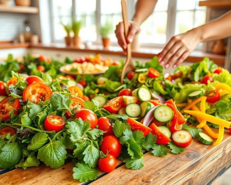 Why are fresh salads popular year-round?