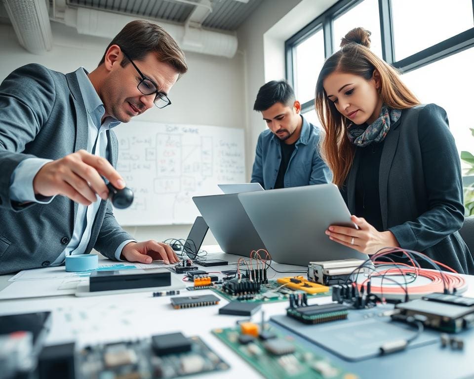 How do engineers work with IoT devices?