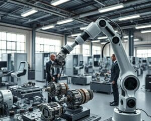 How do robots improve industrial efficiency?