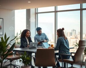 How does cloud computing support remote work?