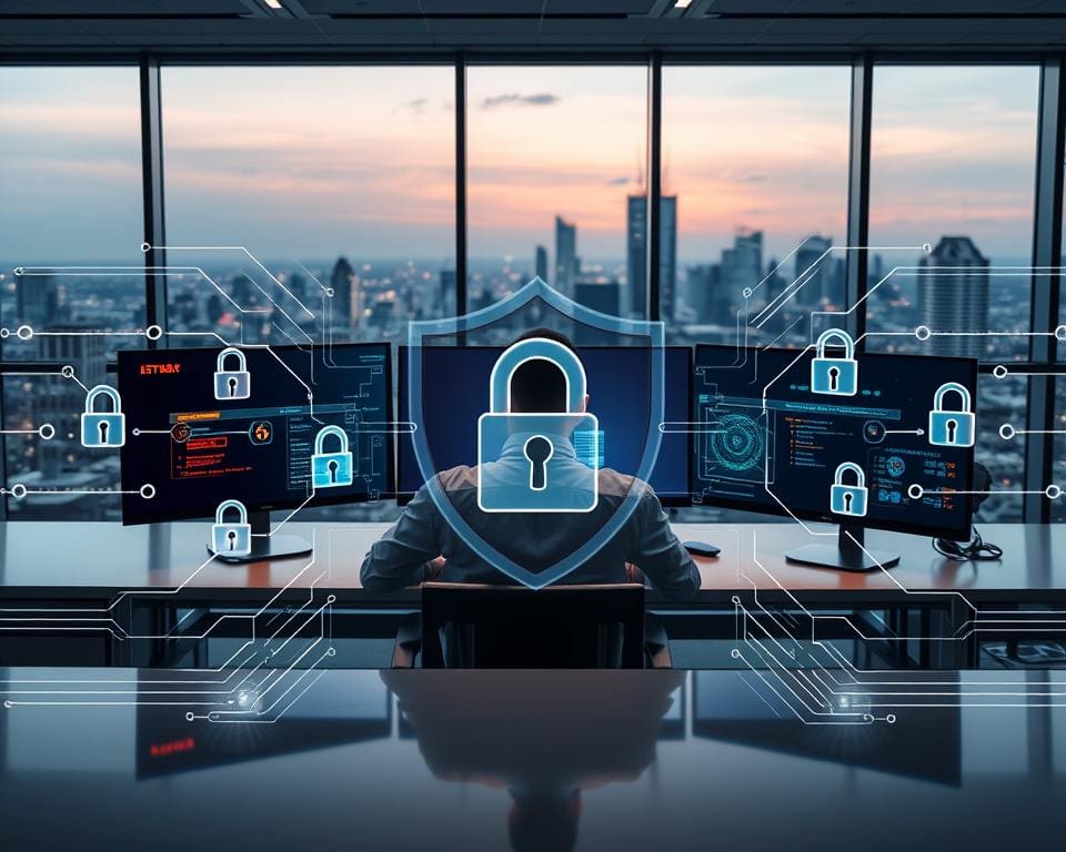 How does cybersecurity protect businesses?
