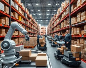 How is automation applied in warehouses?