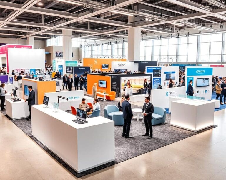 Why are modular booth concepts popular at exhibitions?