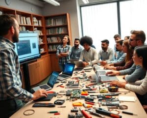 Why is hands-on training important for technical professionals?