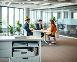 How can integrated storage improve organisation?