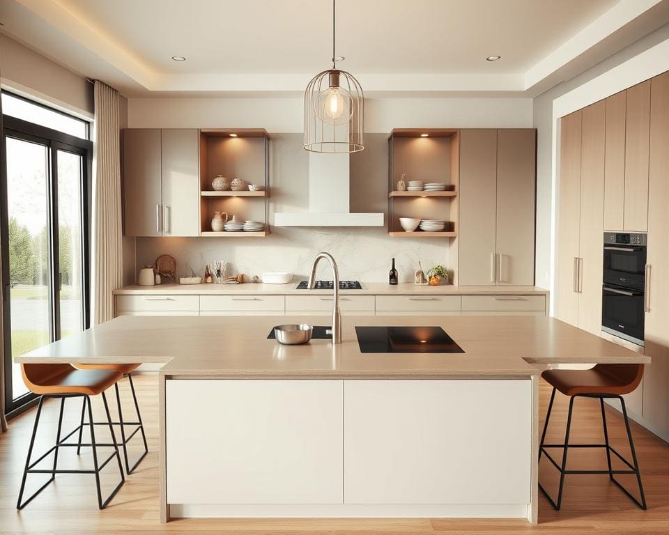 How can kitchen islands enhance functionality?