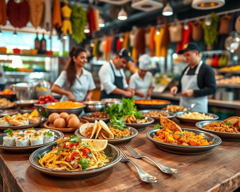 How do global cuisines inspire modern food trends?