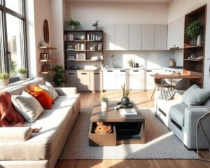 How do smart storage solutions improve small living spaces?