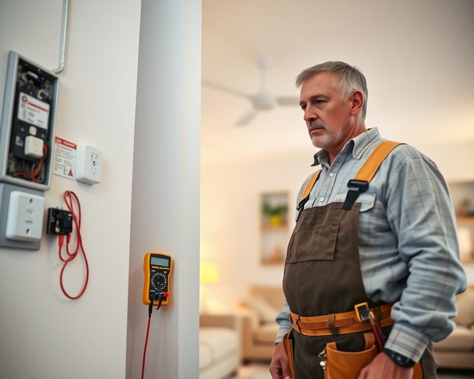 How does a qualified electrician improve home safety?