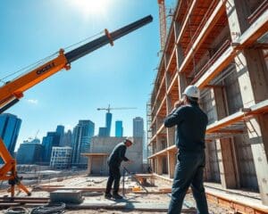 How does steel beam installation support structural alterations?