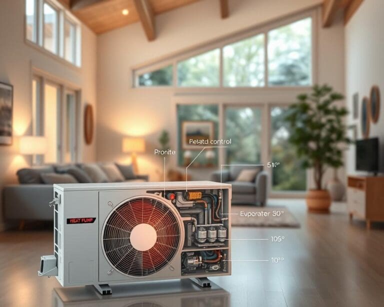 How does a heat pump work in modern homes?