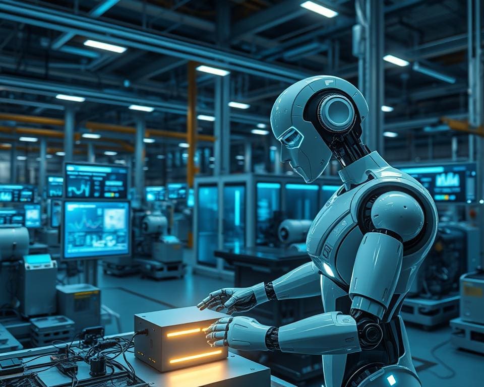 How does edge computing support industrial machines?