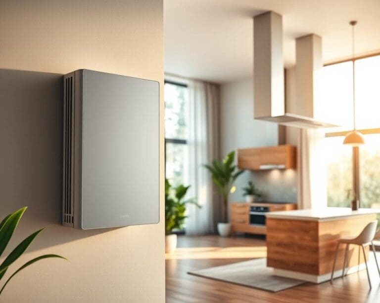 How does modern home ventilation improve indoor air quality?