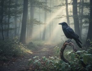 what does seeing a crow mean