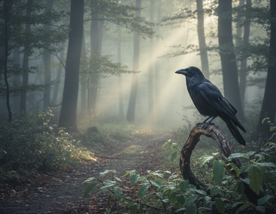 what does seeing a crow mean