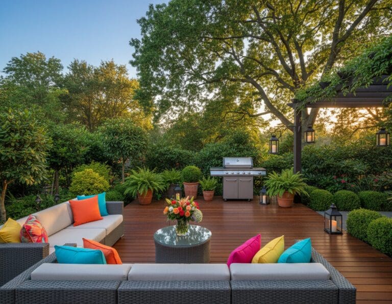 outdoor living space