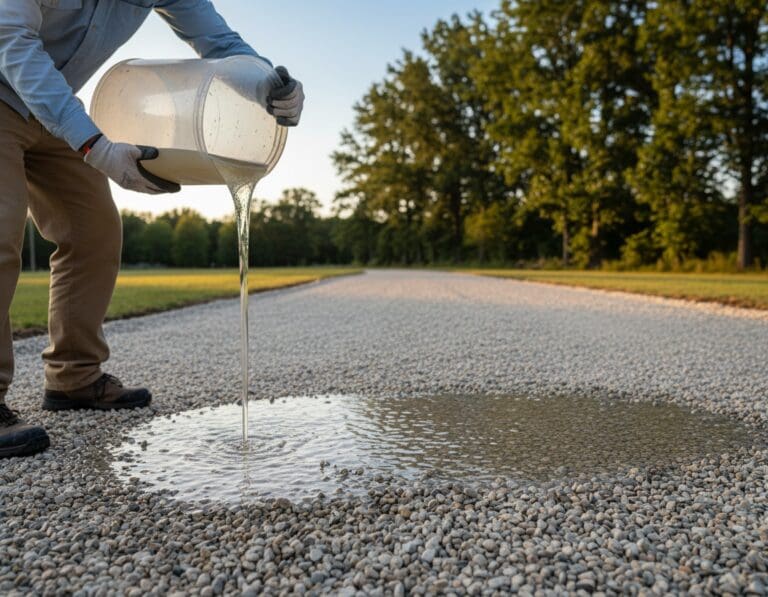 pour on gravel binder
