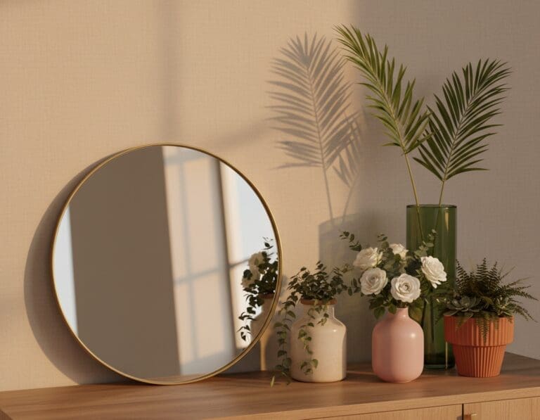 home accessories mirrors vases