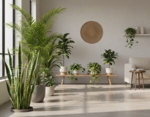 indoor plants snake plant palm