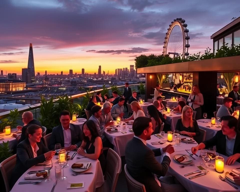 rooftop restaurants London